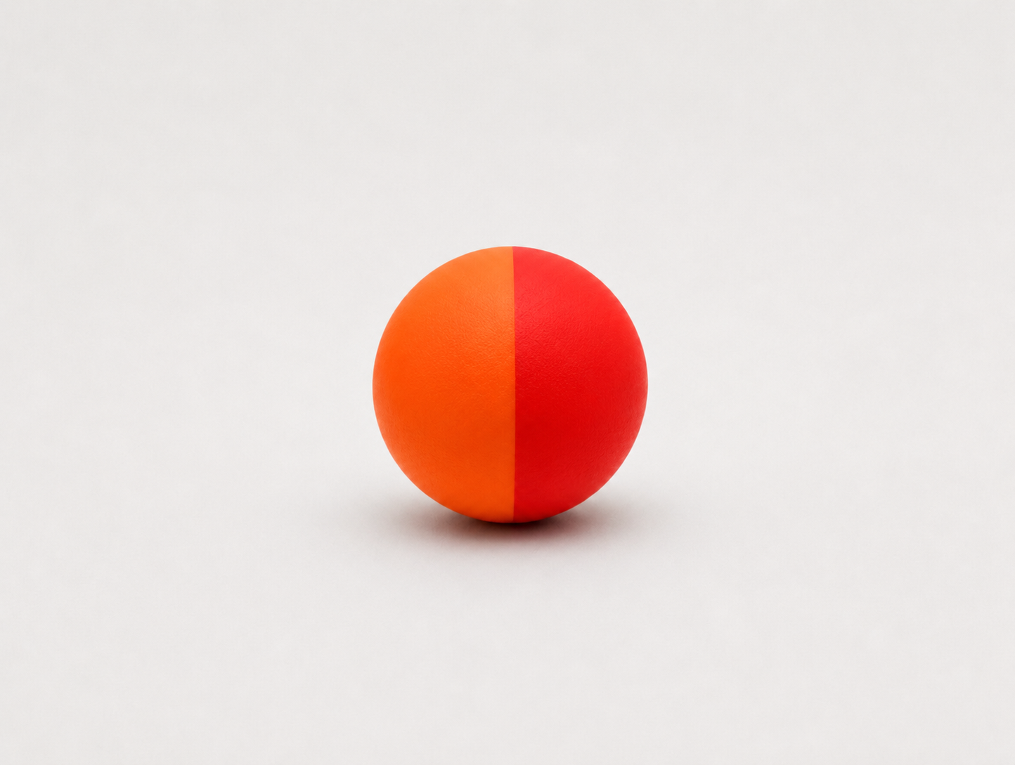 NYHED! ORANGE / RØD GUMMIBOLD